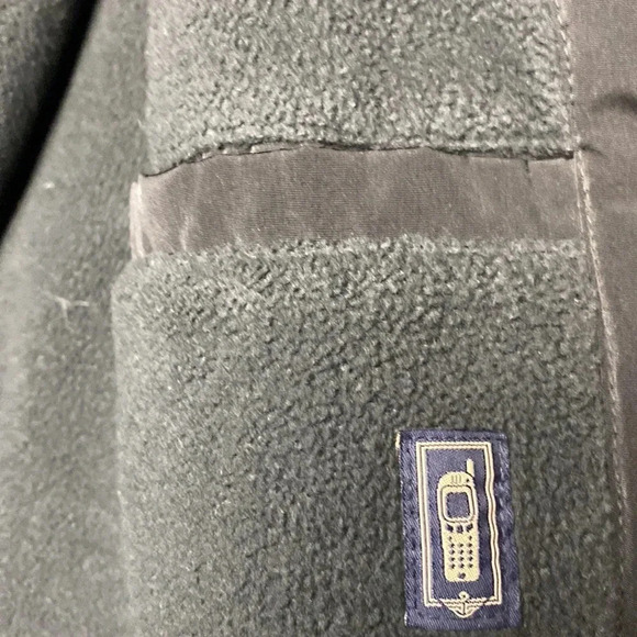 DOCKERS MENS SIZE XXL BLACK-JACKET FLEECE LINED  ZIP SNAP FRONT CLOSURE - Picture 8 of 15
